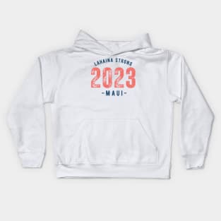 MAUI Hawaii Lahaina Hawaiian 2023 Kids Hoodie